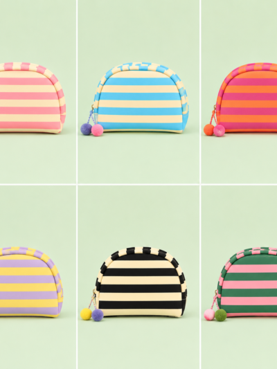 Summer Striped Pouches